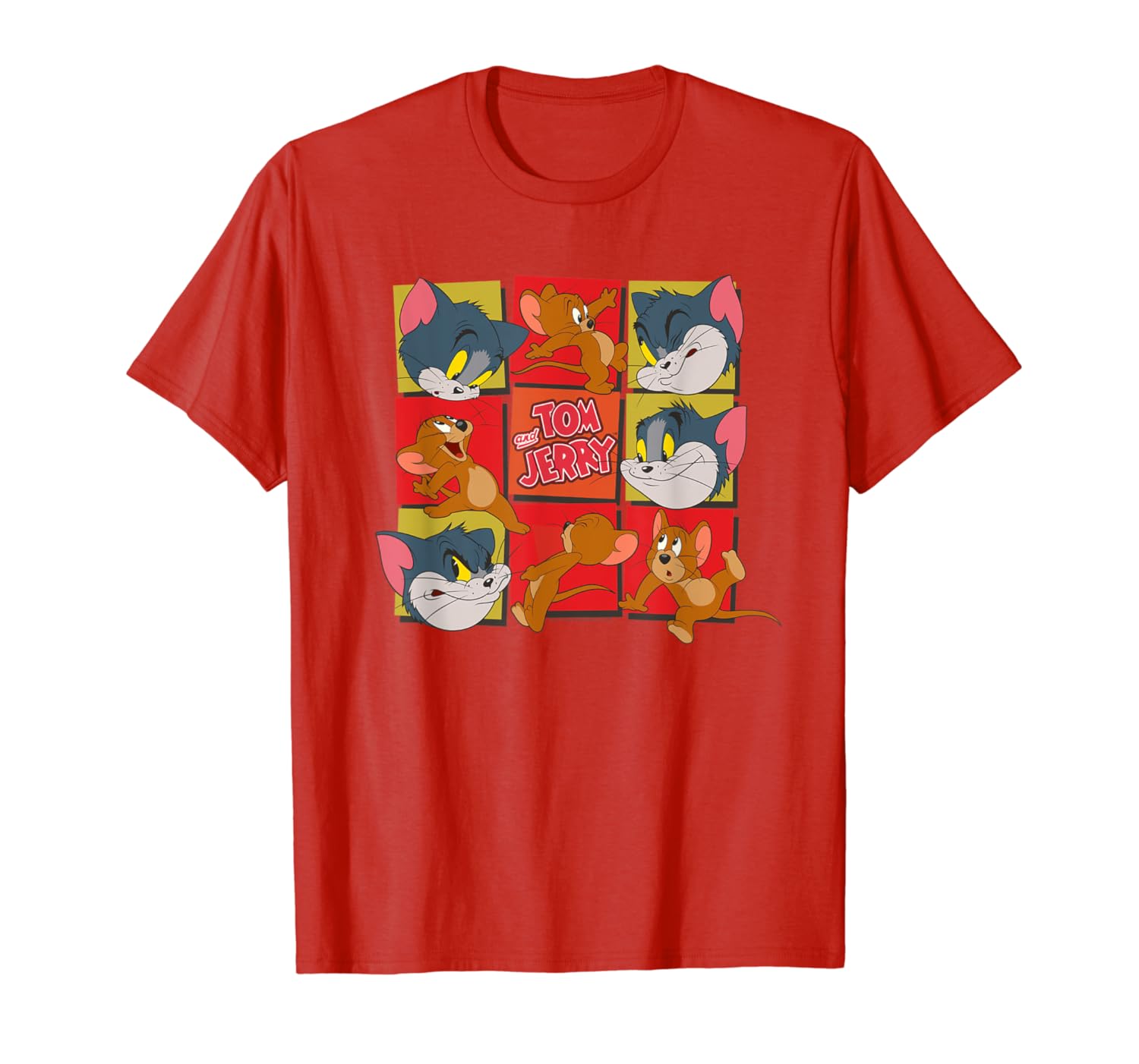 Tom and Jerry Squares TShirt